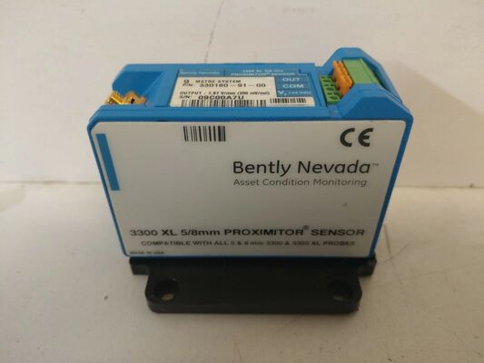 Bently Nevada 330180-91-00 5/8 mm Proximitor Sensor with 7.87 mV/μm Sensitivity Rail-Mounted and Radio Interference Resistant