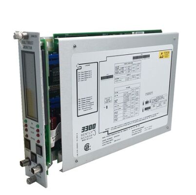 Bently Nevada 3300/20-12-01-01-00-00 Dual Velocity Monitor with 175mm Length 104mm Width and 41mm Height for Industrial Use